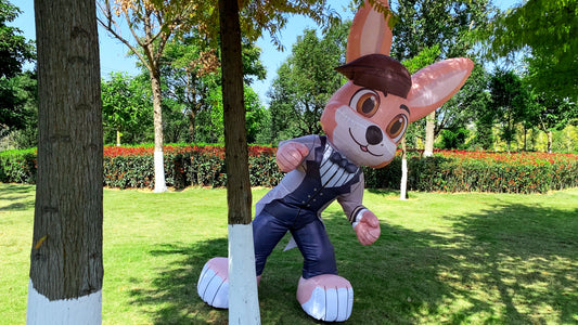 Cute Mr. Rabbit Inflatable Costume