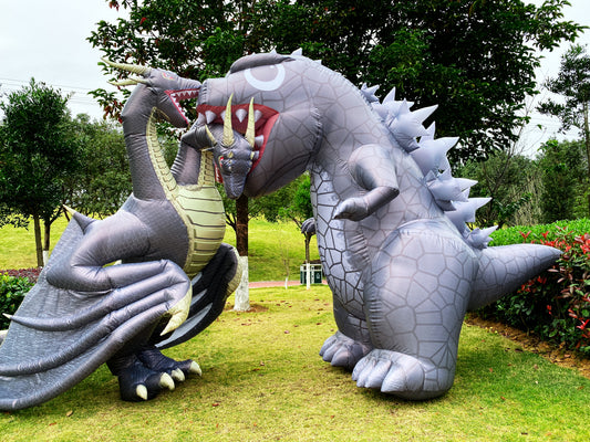 Godzilla’s inflatable costume, after years of waiting, is finally complete