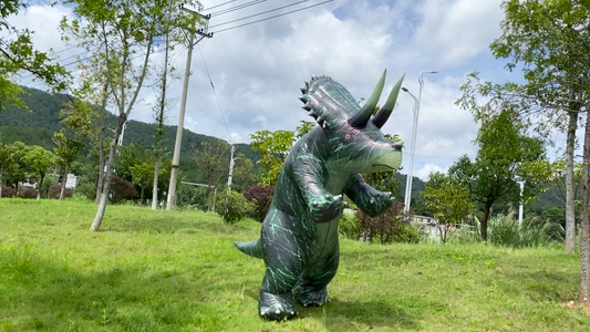 Adorable Triceratops Inflatable Costume, Released Today