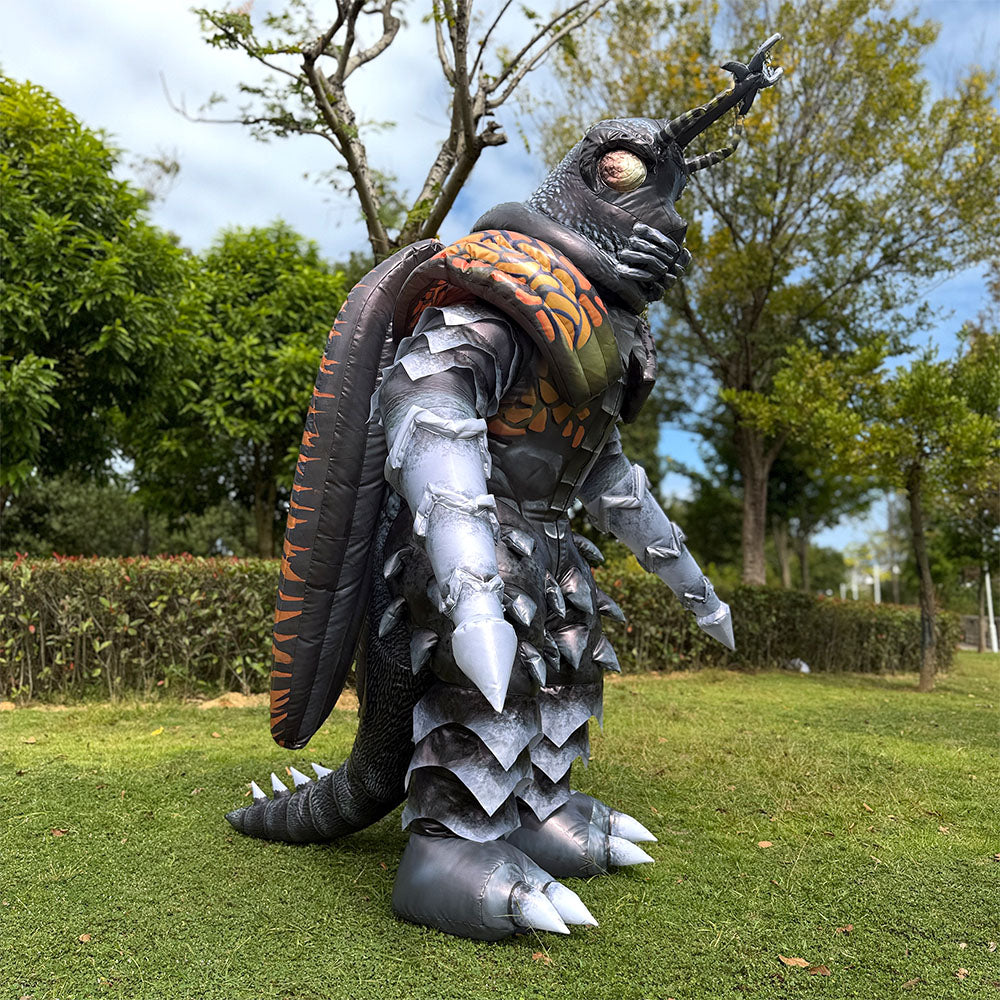 Megalon inflatable costume. Godzilla cosplay props