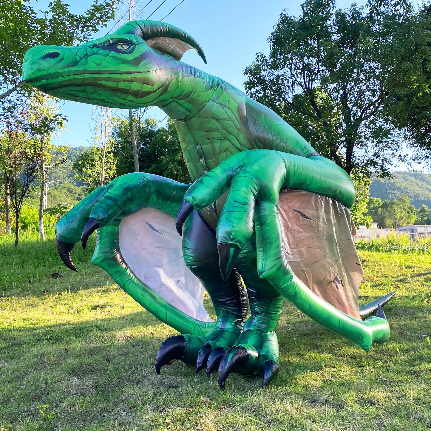 Pterodactyl inflatable costume, dinosaur cosplay costume