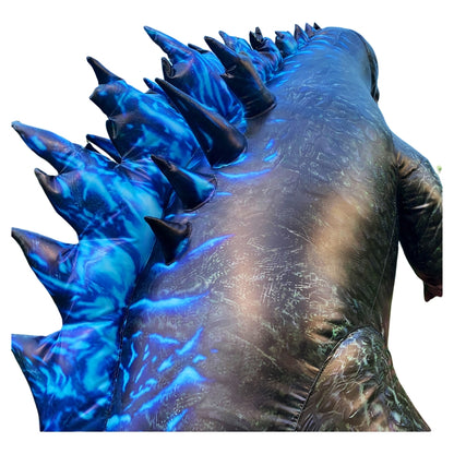 Godzilla Inflatable Costume, Blue Adult Cosplay Props