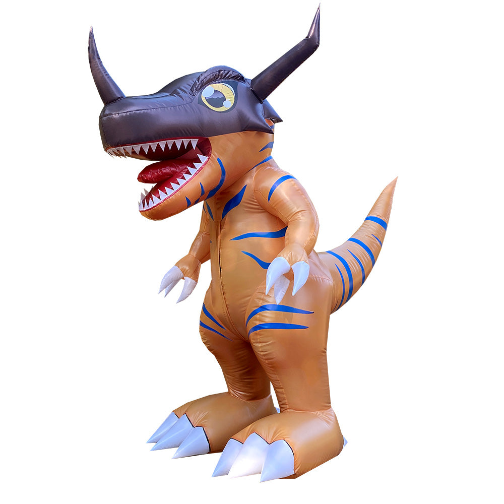 Greymon inflatable costume, Digimon cosplay props