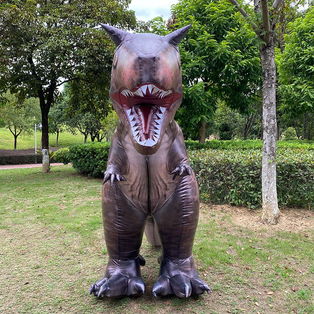 Carnotaurus inflatable costume, dinosaur clothes