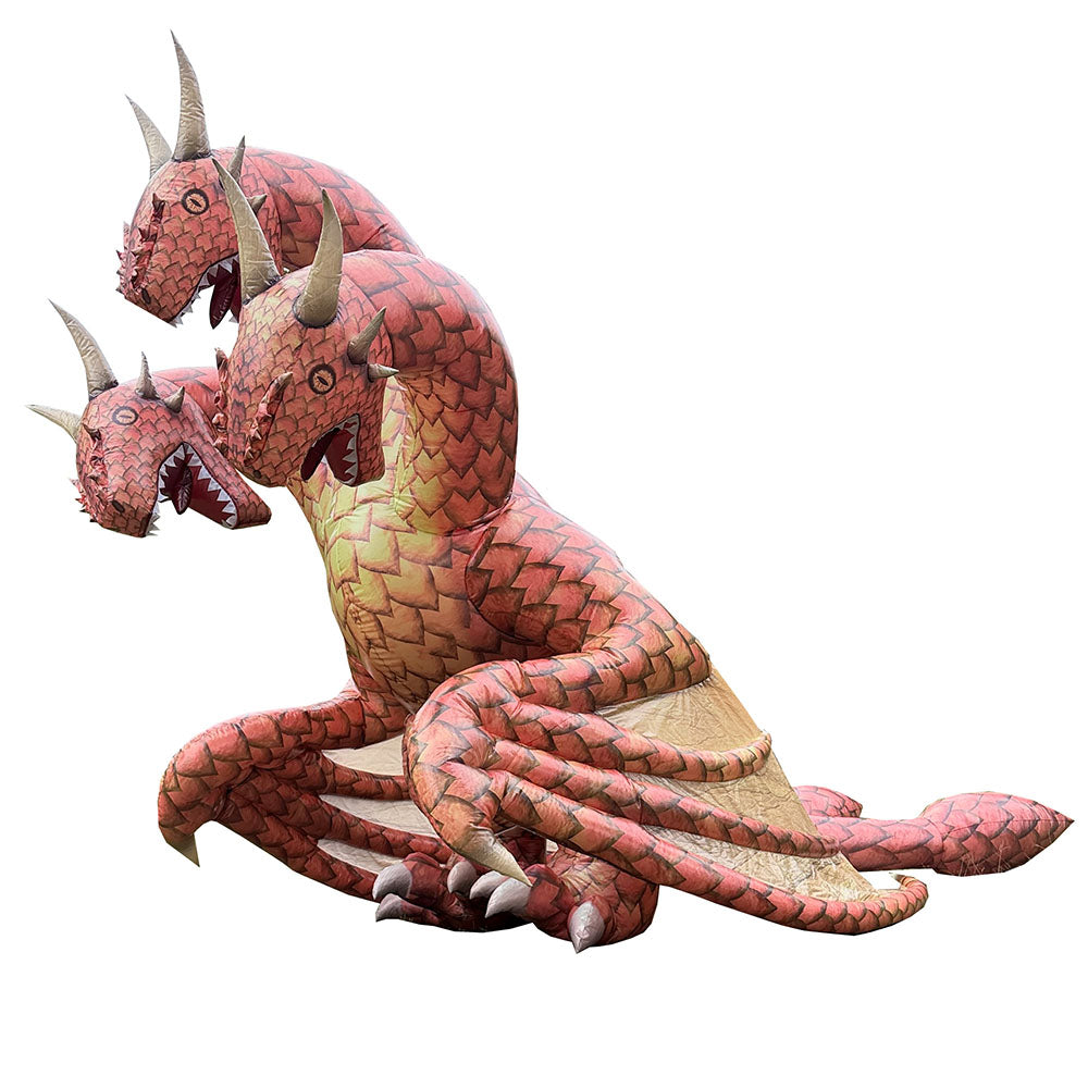 King Ghidorah inflatable costume 1.0 remake. Godzilla inflatable costume.