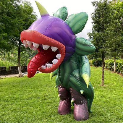 flowers Piranha Plant Inflatable Model People Wear Inflatable Costume