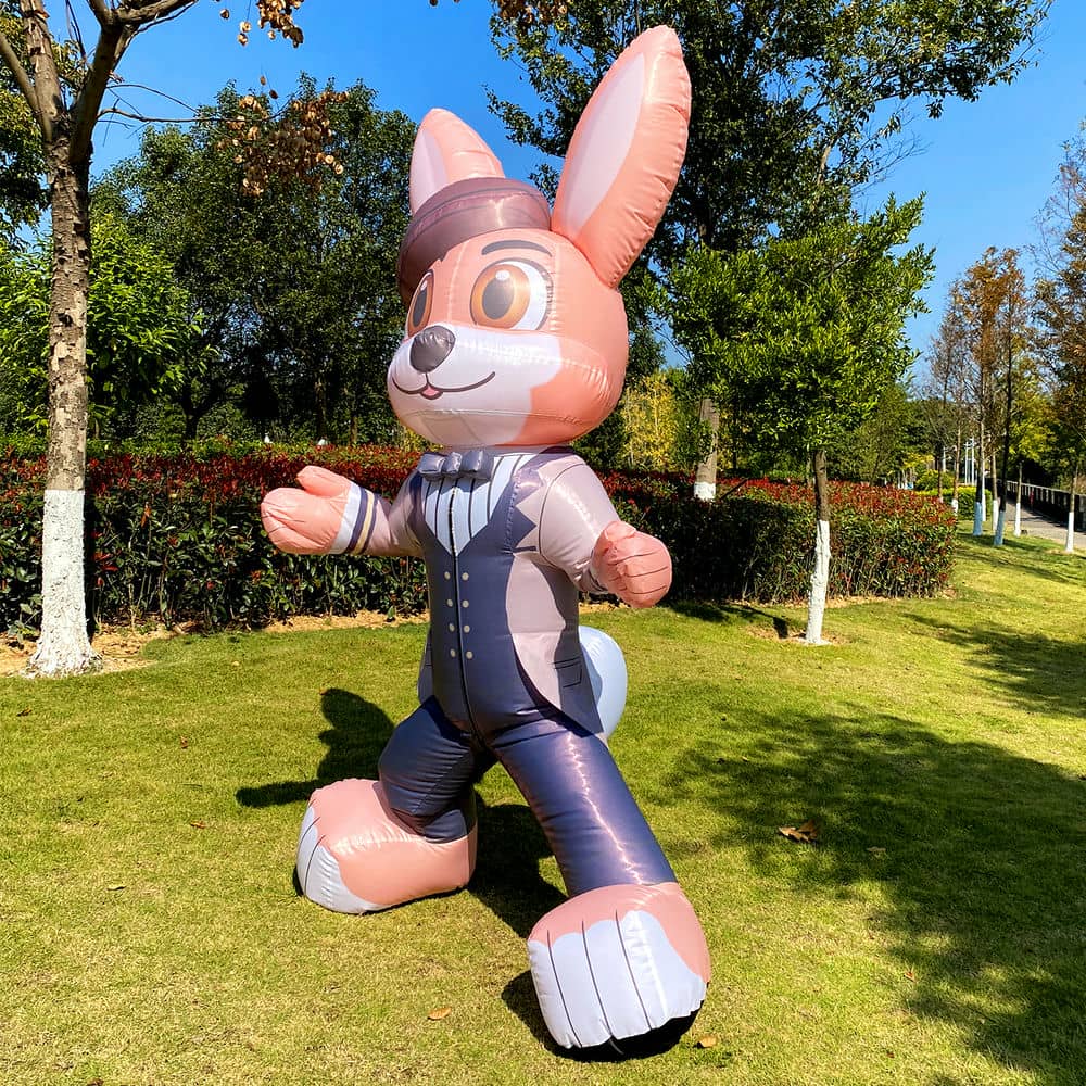 Bunny Inflatable Costume, Cute Tuxedo Mr. Rabbit