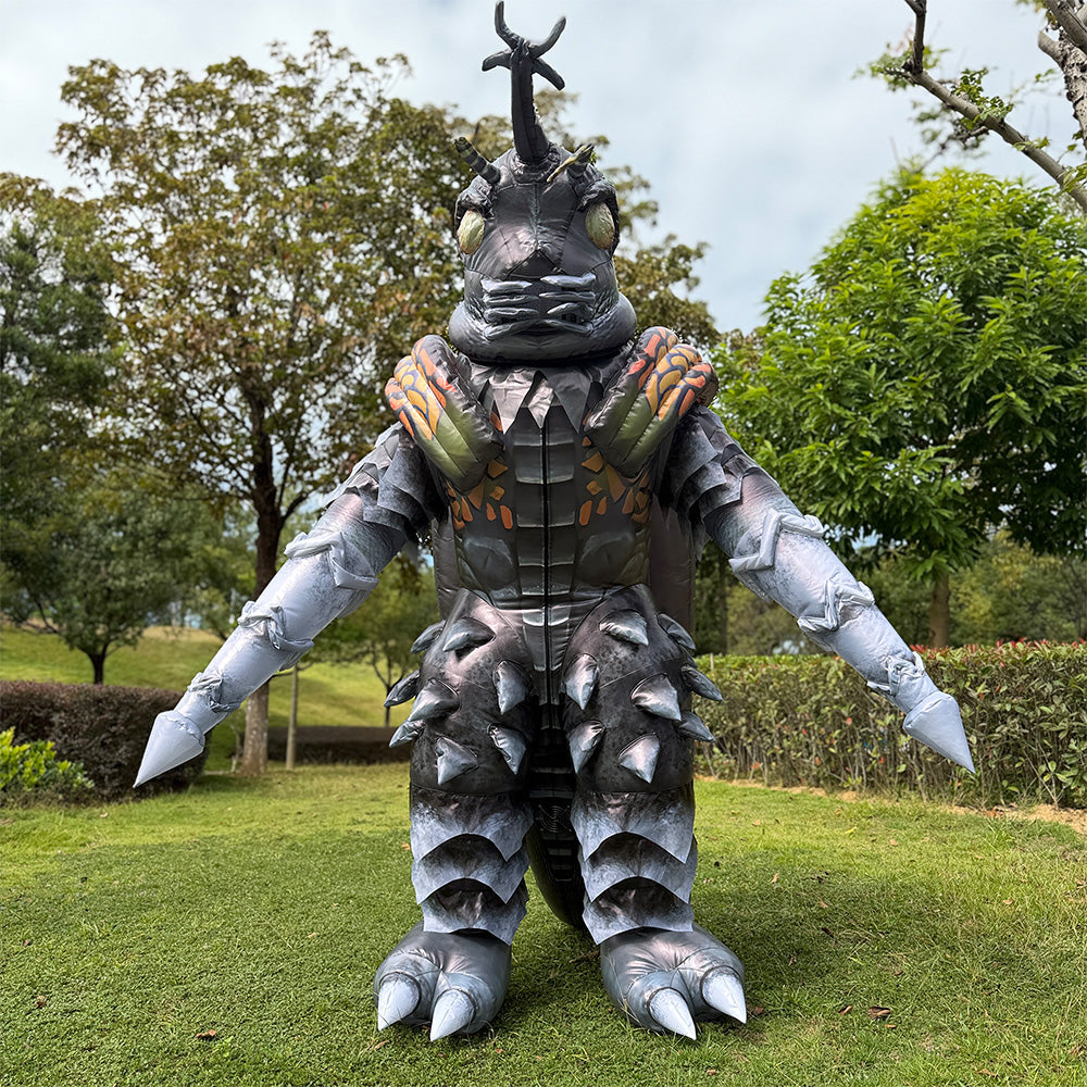 Megalon inflatable costume. Godzilla cosplay props