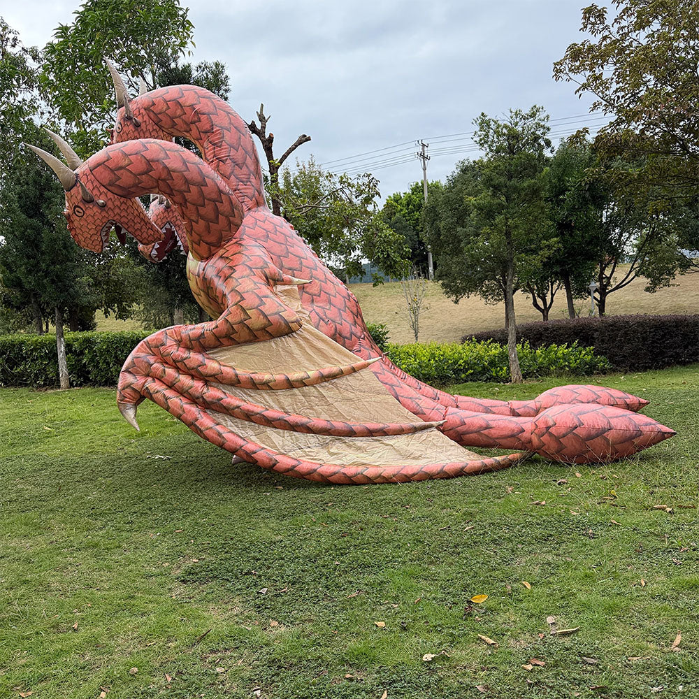 King Ghidorah inflatable costume 1.0 remake. Godzilla inflatable costume.