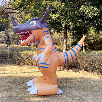 Greymon inflatable costume, Digimon cosplay props