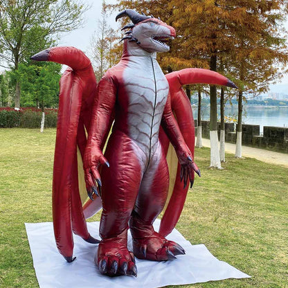 dragon inflatable costume, world of warcraft dracthyr