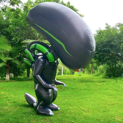 Inflatable alien costume, xenomorph space creature