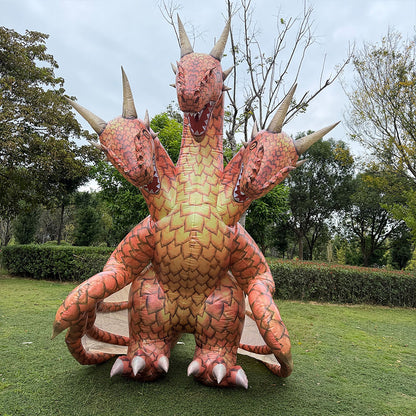 King Ghidorah inflatable costume 1.0 remake. Godzilla inflatable costume.