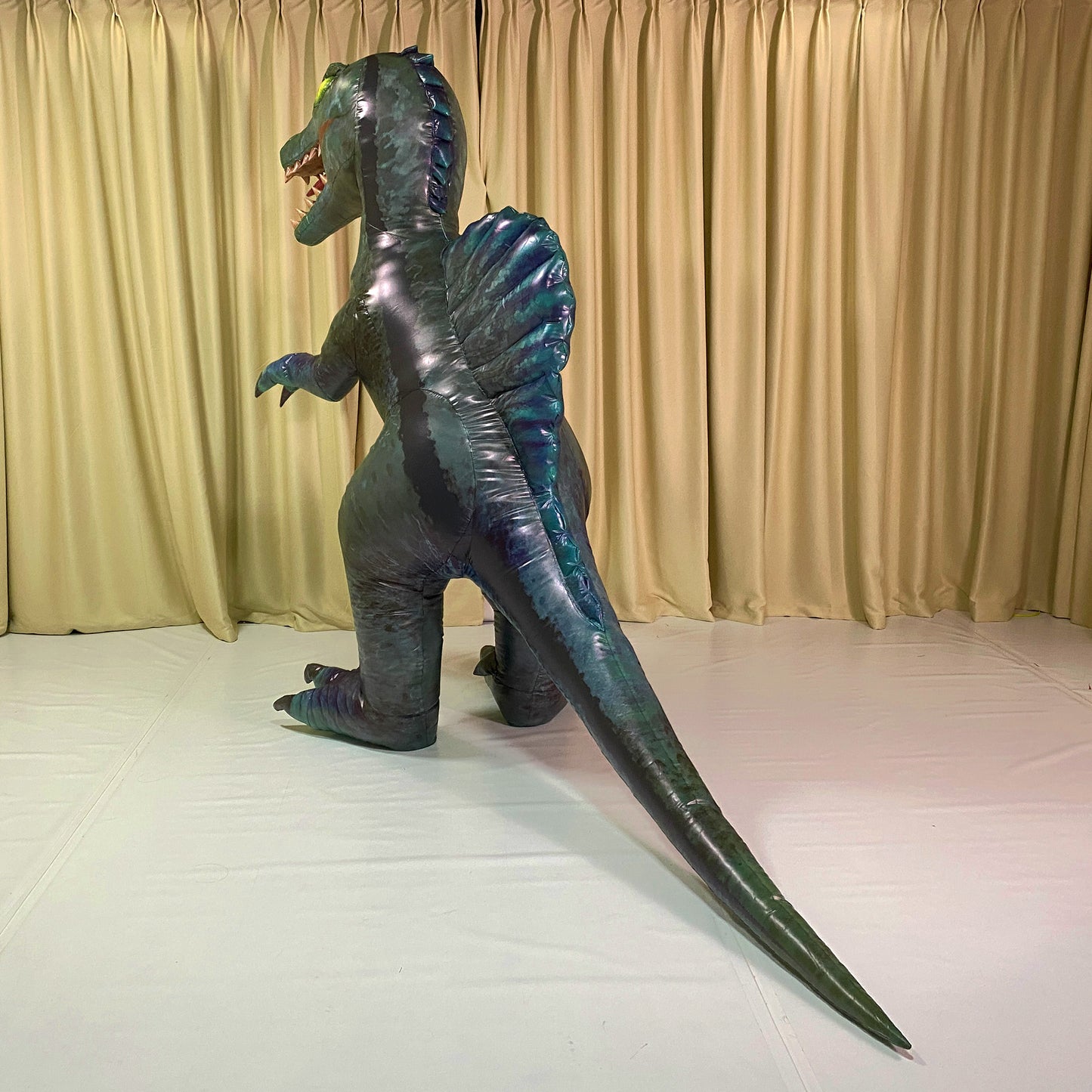 Spinosaurus inflatable costume, dinosaur costume