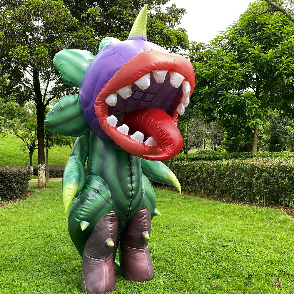 flowers Piranha Plant Inflatable Model People Wear Inflatable Costume