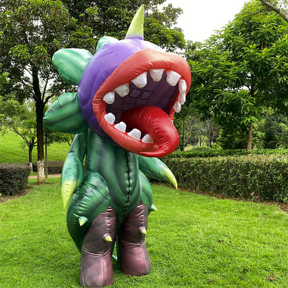 flowers Piranha Plant Inflatable Model People Wear Inflatable Costume