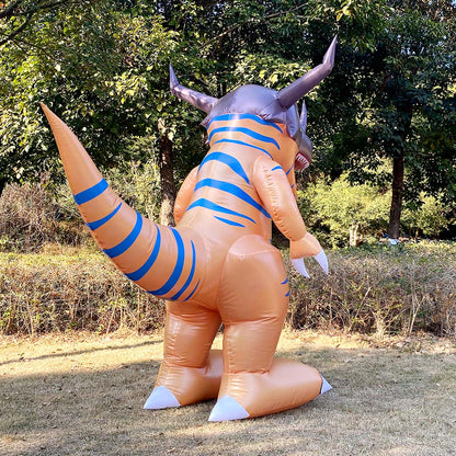 Greymon inflatable costume, Digimon cosplay props