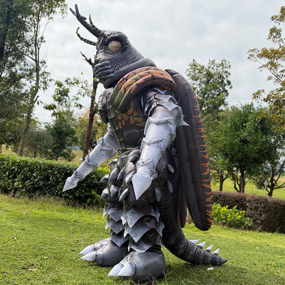 Megalon inflatable costume. Godzilla cosplay props