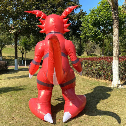 guilmon inflatable costume red digimon