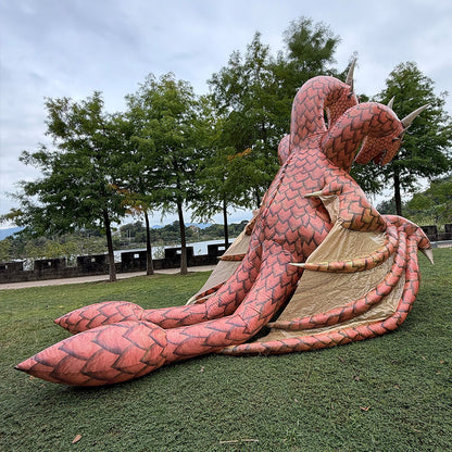 King Ghidorah inflatable costume 1.0 remake. Godzilla inflatable costume.