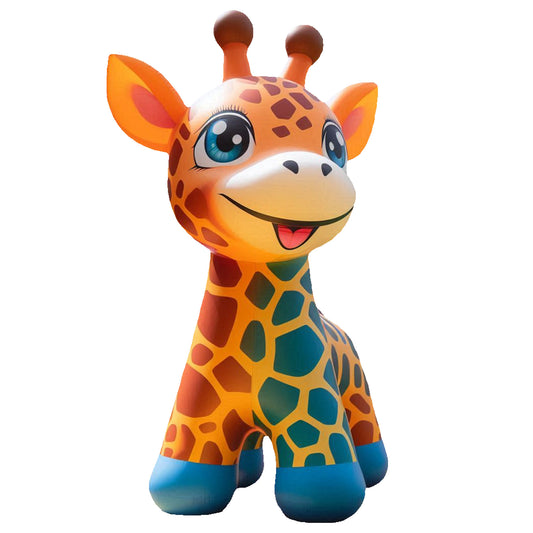 Inflatable Cartoon Giraffe Model