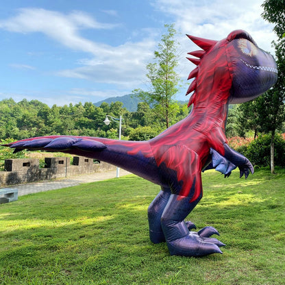 Fire Raptor Inflatable Costume Velociraptor dinosaur