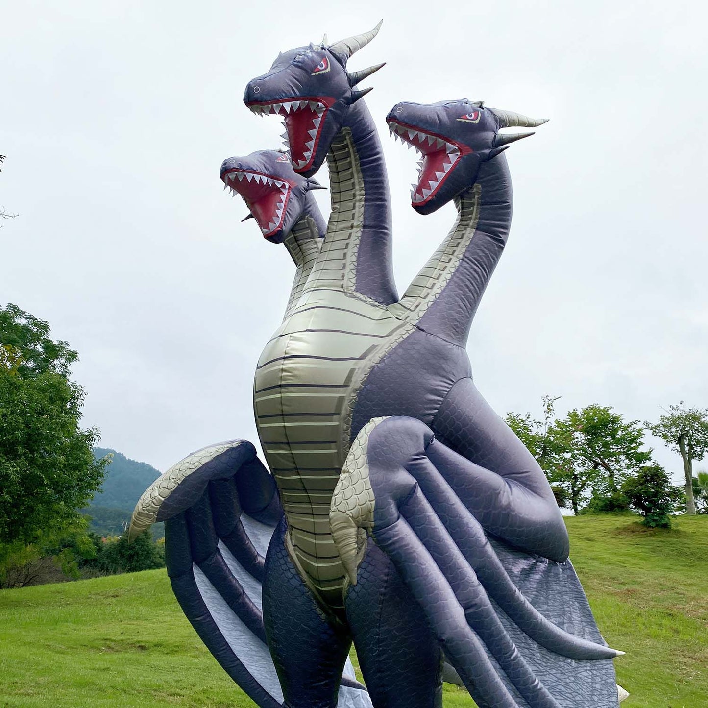 Ghidorah inflatable costume, Godzilla inflatable costume