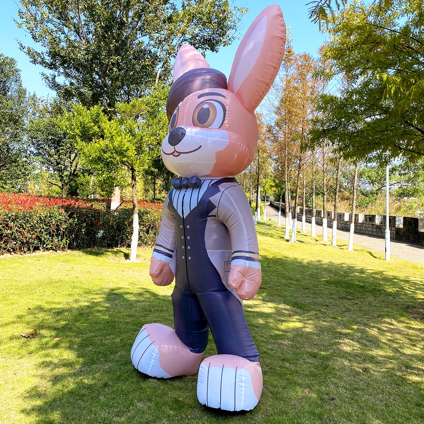 Bunny Inflatable Costume, Cute Tuxedo Mr. Rabbit