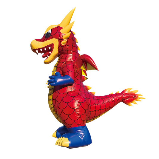 Inflatable cartoon dragon costume