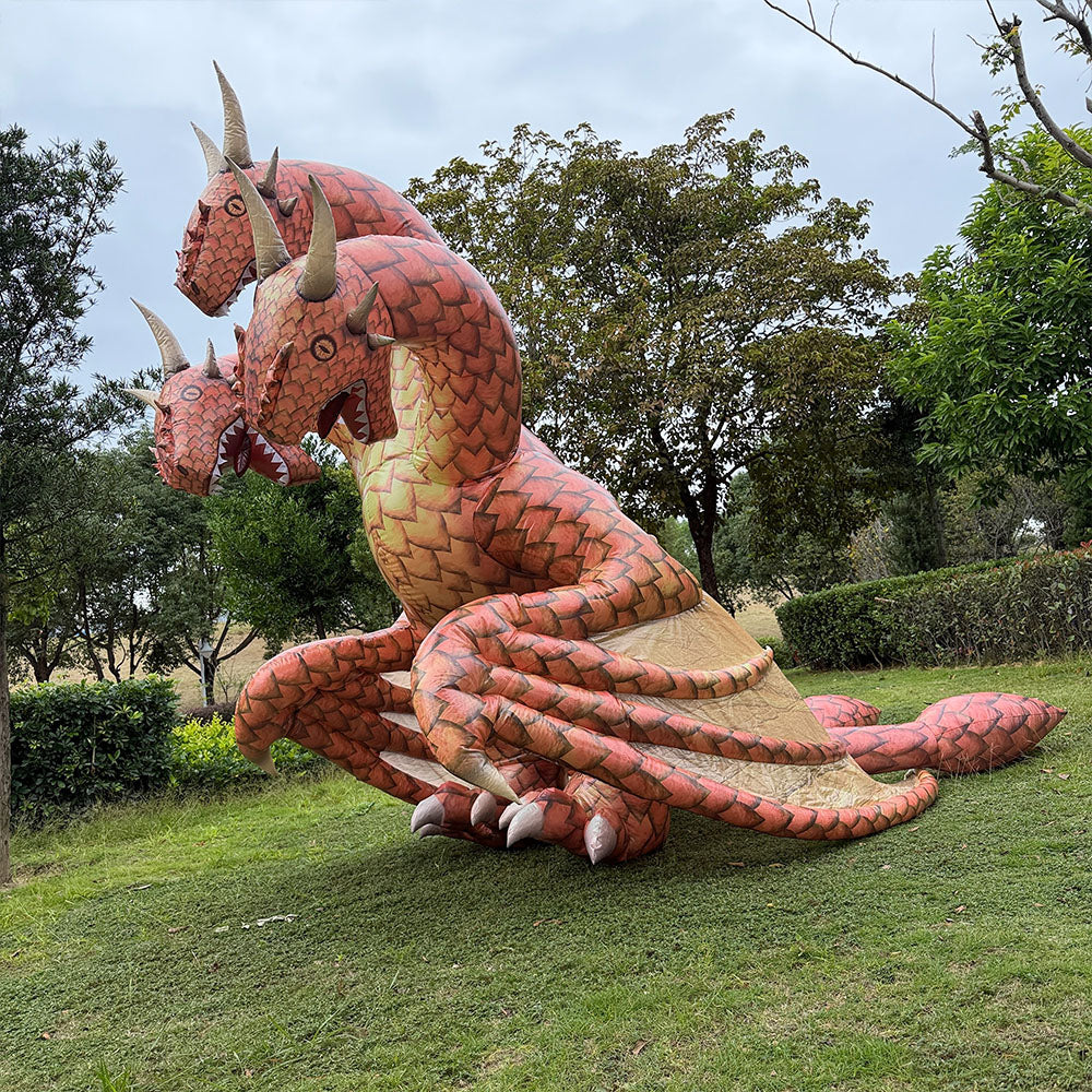 King Ghidorah inflatable costume 1.0 remake. Godzilla inflatable costume.