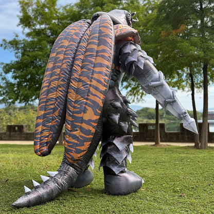 Megalon inflatable costume. Godzilla cosplay props