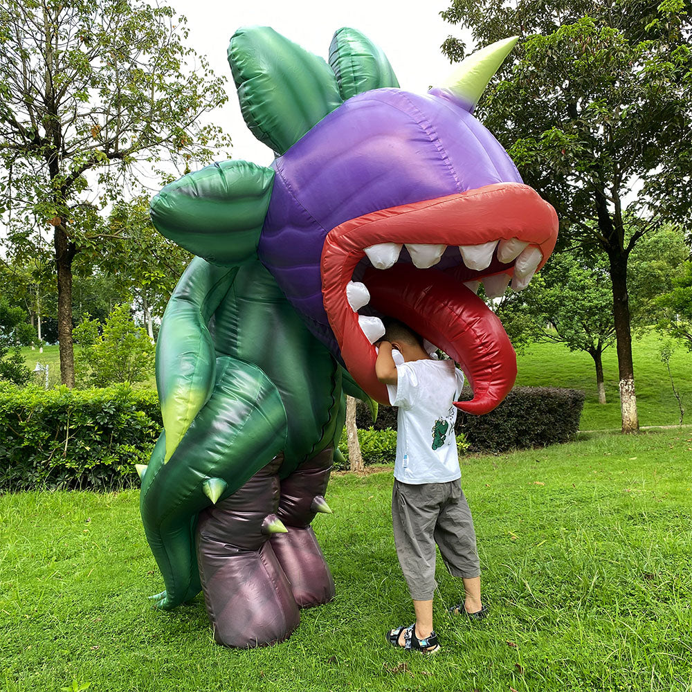 flowers Piranha Plant Inflatable Model People Wear Inflatable Costume