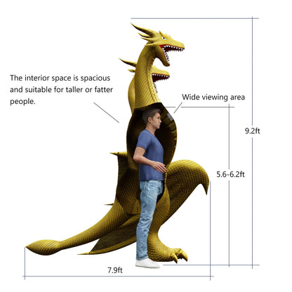 Ghidorah inflatable costume, Godzilla inflatable costume