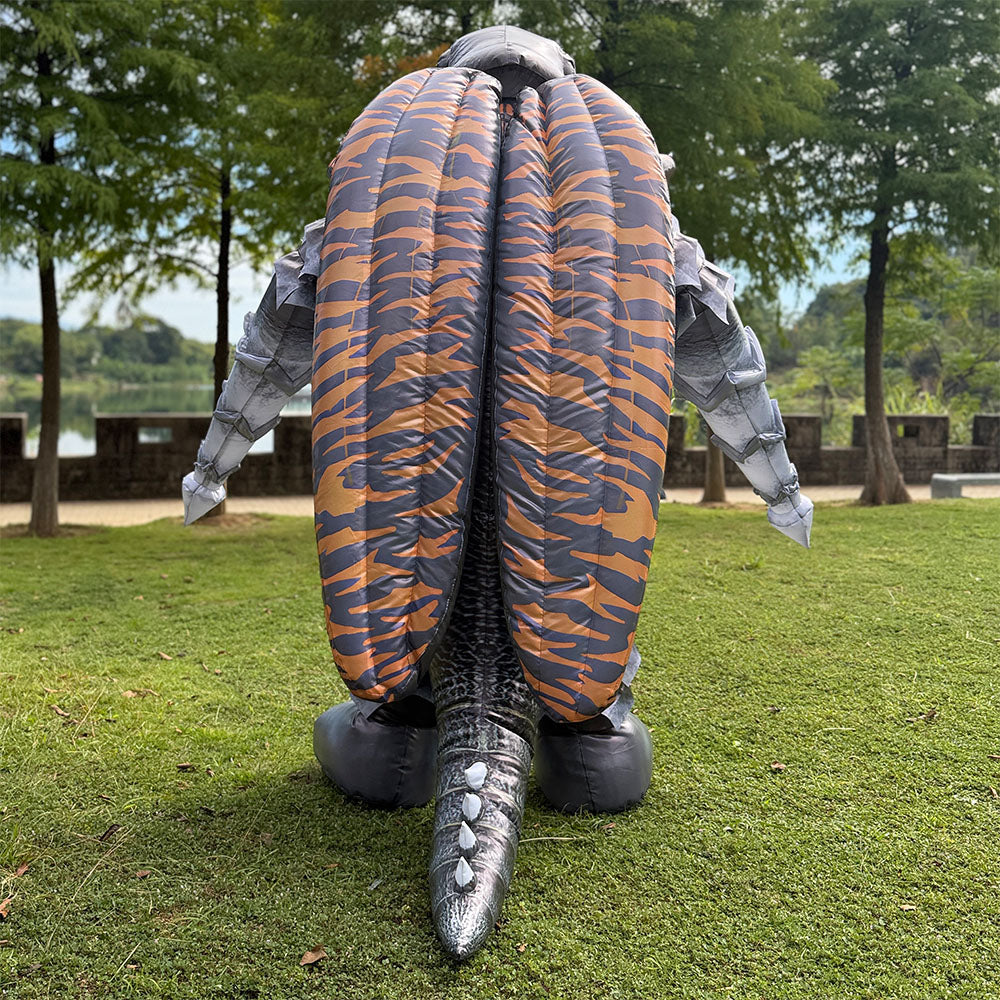 Megalon inflatable costume. Godzilla cosplay props
