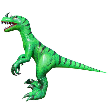 inflatable Velociraptor costume, Raptor dinosaur costume