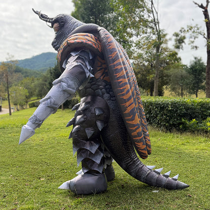 Megalon inflatable costume. Godzilla cosplay props