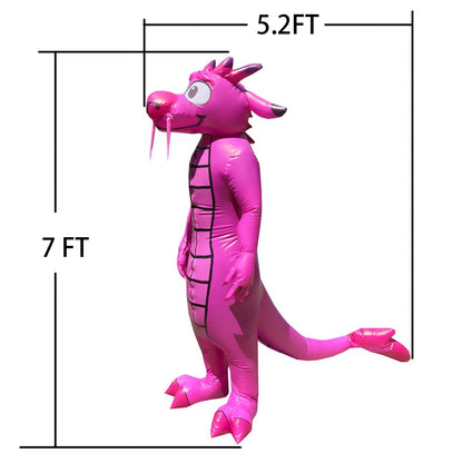 mushu inflatable costume, Cute dragon cosplay costume