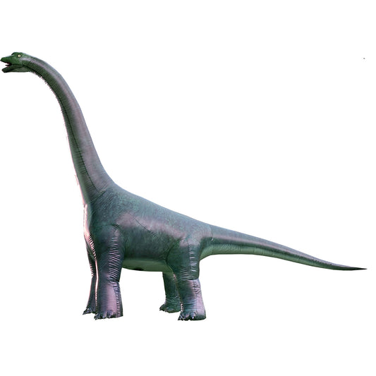 Mamenchisaurus inflatable costume, Giraffatitan dinosaur costume