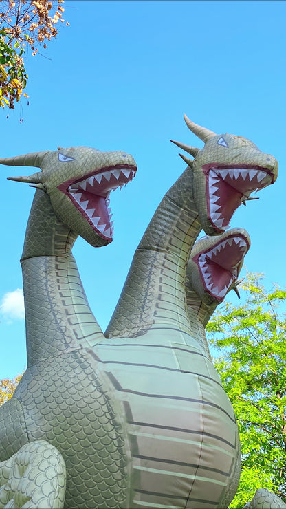 Ghidorah inflatable costume, Godzilla inflatable costume