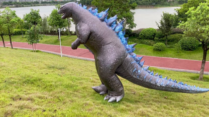 Godzilla Inflatable Costume, Blue Adult Cosplay Props