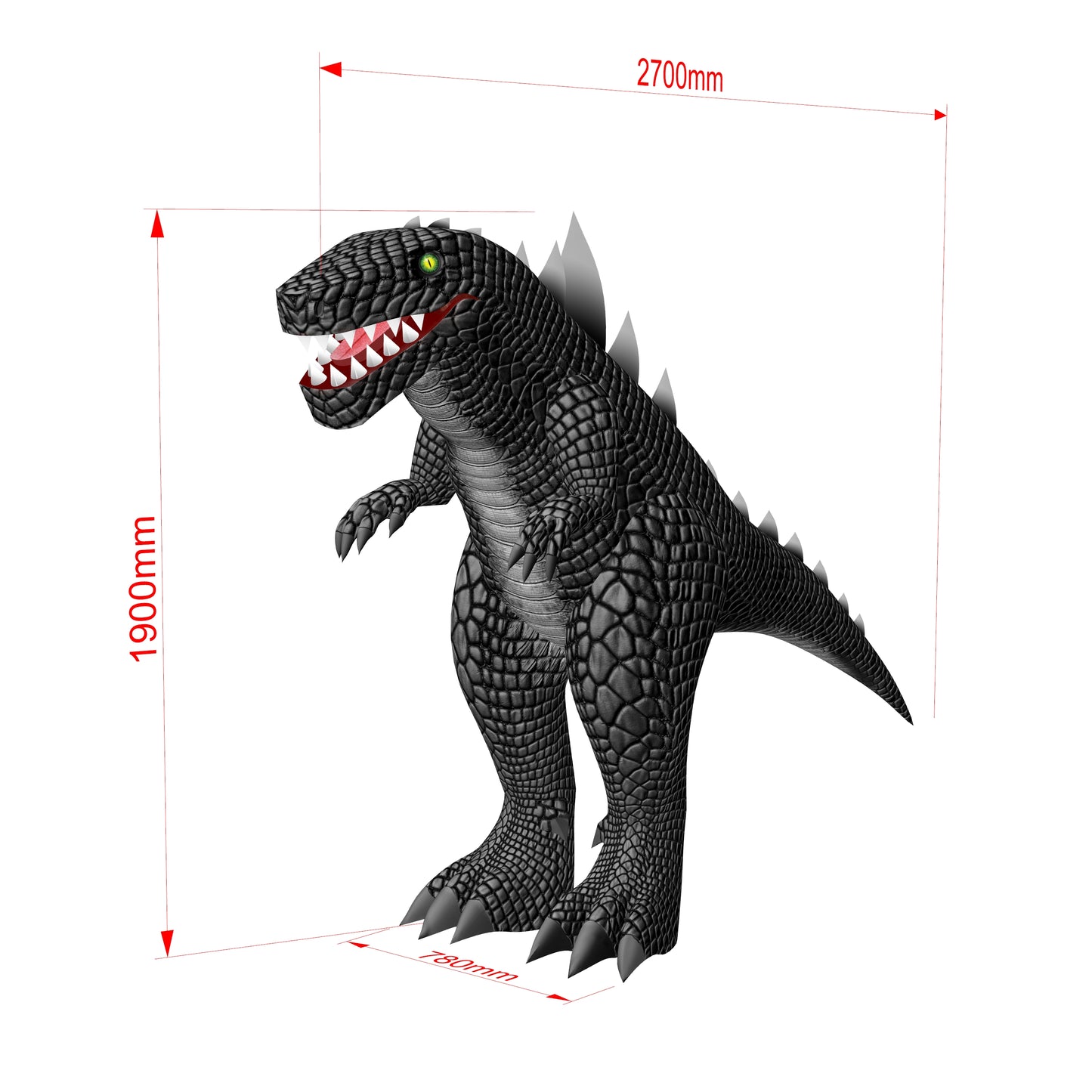 Godzilla Inflatable Costume 1998 Classic Edition